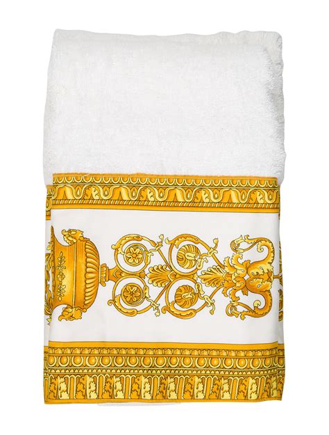 fake versace hand towels|versace bath linen set.